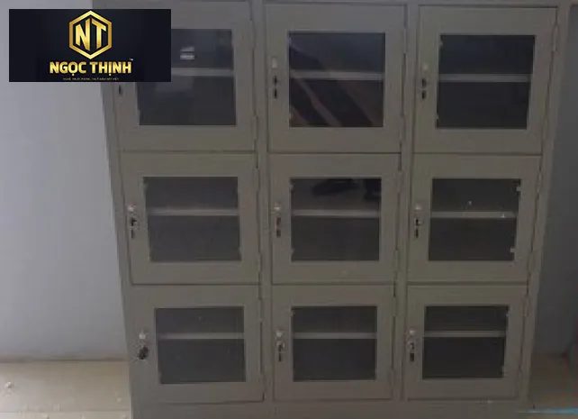 Tủ giày-Tủ sắt sơn tĩnh điện màu ghi 9C3KG-CK Tủ giày-Tủ sắt sơn tĩnh điện màu ghi 9C3KG-CK